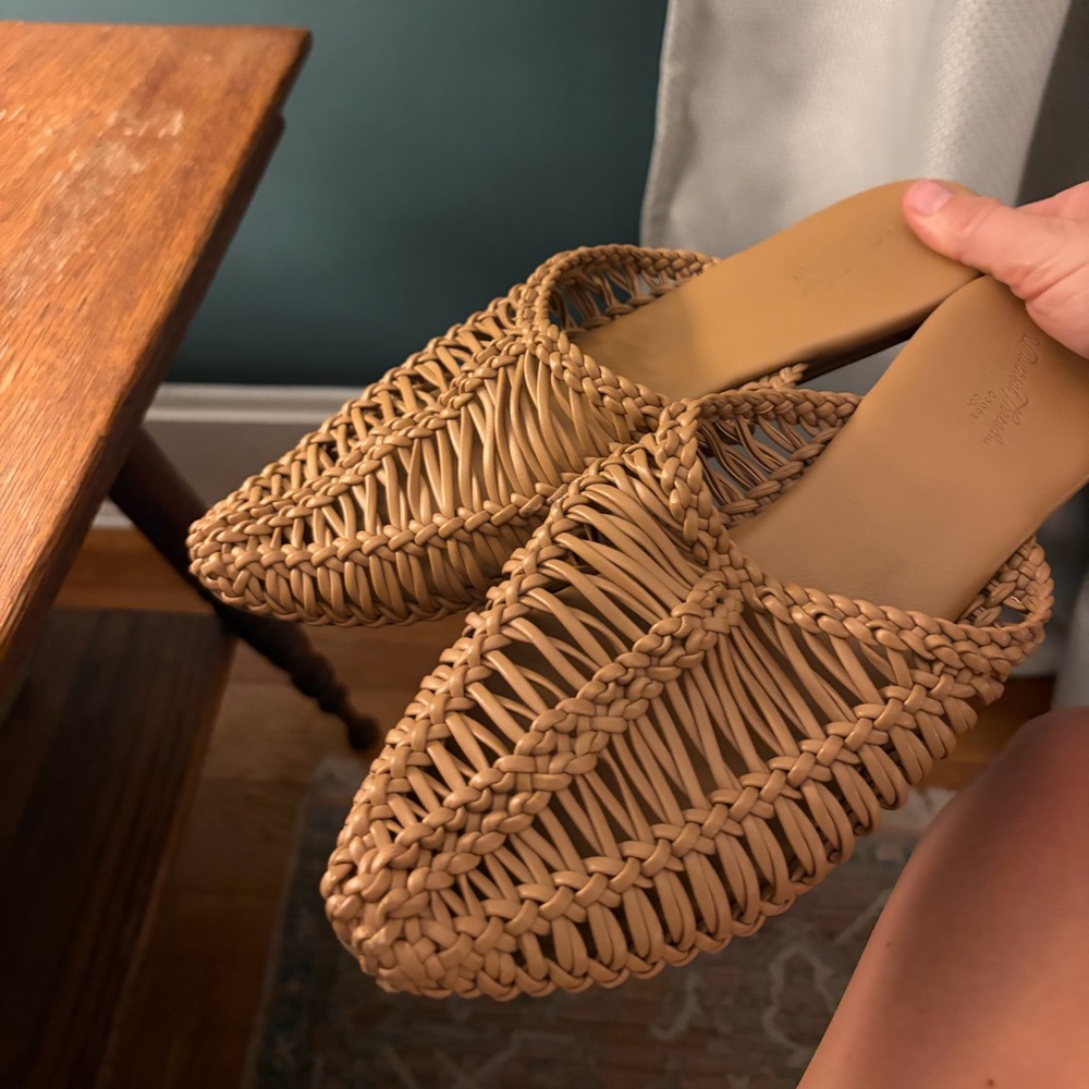 Threshold Tan Woven Flats